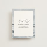 "Water's Edge" - RSVP Online Enclosure Cards in Cloud by Nicoletta Savod - Front