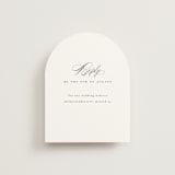 "Pearl" - RSVP Online Enclosure Cards in Chantilly by Jessica Williams - Front
