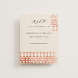 "Moroccan Jewel" - RSVP Online Enclosure Cards in Sepia Sunset by Zhay Smith - Front