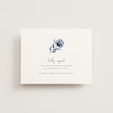 "A Wedding Watercolor" - RSVP Online Enclosure Cards in Cornflower by Chris Griffith - Front