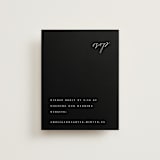 "Slate" - RSVP Online Enclosure Cards in Bridal Veil by Up Up Creative - Front