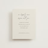 "Happily Ever After" - RSVP Online Enclosure Cards in Buff by Sara Hicks Malone - Front
