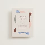 "Deconstruct" - RSVP Online Enclosure Cards in Coastal by Pixel and Hank - Front