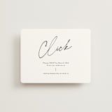 "Courthouse" - RSVP Online Enclosure Cards in Midnight by Susan Brown - Front