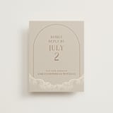 "Deco Garden" - RSVP Online Enclosure Cards in Dusk by GeekInk Design - Front