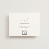 "Breathe" - RSVP Online Enclosure Cards in Linen by Jennifer Postorino - Front