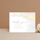 "The whisper of the waves" - RSVP Online Enclosure Cards in Sunrise by Helen Halik - Front
