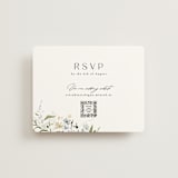 "Fleur" - RSVP Online Enclosure Cards in Lily by Everett Paper Goods - Front