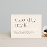 "Brooks" - RSVP Online Enclosure Cards in Vanilla by Kristie Kern - Front