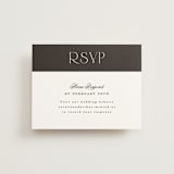 "Arcadia" - RSVP Online Enclosure Cards in Noir by Olivia Raufman - Front