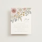 "Summer Garden" - RSVP Online Enclosure Cards in Garden Rose by Wildfield Paper Co - Front