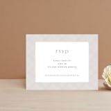 "Winter Birch" - RSVP Online Enclosure Cards in Natural by Melanie Severin - Front