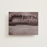 "Layers" - RSVP Online Enclosure Cards in Truffle by Yaling Hou Suzuki - Front