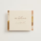 "Rustic Union" - RSVP Online Enclosure Cards in Sunset by Michelle Taylor - Front