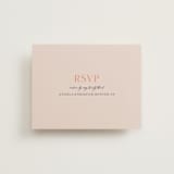 "ampersand names" - RSVP Online Enclosure Cards in Carrot by Lori Wemple - Front