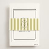"Formal Minimalist" - RSVP Online Enclosure Cards in Silk by Kelly Schmidt - Assembled with Belly Band