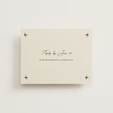 "Milagro" - RSVP Online Enclosure Cards in Ivory by Ani Somi - Front
