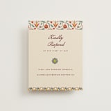 "Mughal Gardens" - RSVP Online Enclosure Cards in Ivory by Sherley Ferreira - Front