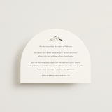 "Gentle Whisper" - RSVP Online Enclosure Cards in Cotton by Jennifer Postorino - Front