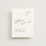 "Merge" - RSVP Online Enclosure Cards in Cloud by Pixel and Hank - Front