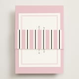 "Nola" - RSVP Online Enclosure Cards in Peony by Megan Davis - Assembled with Belly Band