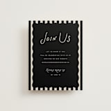 "Lovers" - RSVP Online Enclosure Cards in Shadow by Pixel and Hank - Front