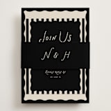 "Lovers" - RSVP Online Enclosure Cards in Shadow by Pixel and Hank - Assembled with Belly Band