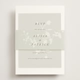 "Autumnal" - RSVP Online Enclosure Cards in Fawn by AK Graphics - Assembled with Belly Band