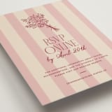 "Thompson" - RSVP Online Enclosure Cards in Rose by Jennifer Lew - Detail