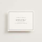"Aspen Knoll" - RSVP Online Enclosure Cards in Cotton by Amy Kross - Front
