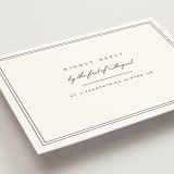 "Aspen Knoll" - RSVP Online Enclosure Cards in Cotton by Amy Kross - Detail