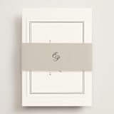 "Aspen Knoll" - RSVP Online Enclosure Cards in Cotton by Amy Kross - Assembled with Belly Band
