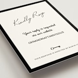 "Hotel" - RSVP Online Enclosure Cards in Ivory by Studio Suku - Detail