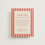 "Kitty Hawk" - RSVP Online Enclosure Cards in Lobster by Jackie Crawford - Front