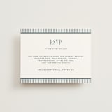 "Modern Stripes" - RSVP Online Enclosure Cards in Capri by Emily Betts - Front