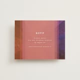 "Radiance" - RSVP Online Enclosure Cards in Kantha by Heather Cairl - Front