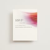 "Flamenco" - RSVP Online Enclosure Cards in Hibiscus by Catherine Culvenor - Front