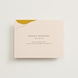 "Trust" - RSVP Online Enclosure Cards in Ochre by Wendy Chung - Front