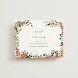 "Secret Garden" - RSVP Online Enclosure Cards in Daisy by Susan Moyal - Front