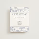 "Southern Charm Toile" - RSVP Online Enclosure Cards in Periwinkle by Jenna Holcomb - Front
