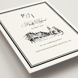 "New York Skyline" - RSVP Online Enclosure Cards in Noir by Melinda Denison - Detail