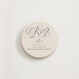 "Mirin" - RSVP Online Enclosure Cards in Linen by Kate Ahn - Front