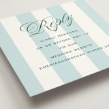 "Palm Stripes" - RSVP Online Enclosure Cards in Low Tide by Susan Zinader - Detail