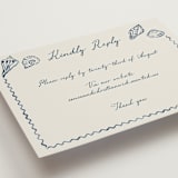 "Puglia" - RSVP Online Enclosure Cards in Deep Ocean by Pati Cascino - Detail