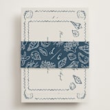 "Puglia" - RSVP Online Enclosure Cards in Deep Ocean by Pati Cascino - Assembled with Belly Band