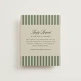 "holiday ribbon" - RSVP Online Enclosure Cards in Ruby by Jackie Crawford - Front