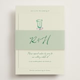 "tablescape drawing" - RSVP Online Enclosure Cards in Garden by Cass Loh - Assembled with Belly Band