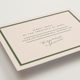 "Racquet" - RSVP Online Enclosure Cards in Fern by Megan Davis - Detail