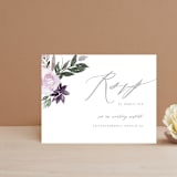 "Garden Stroll" - RSVP Online Enclosure Cards in Lilac by Creo Study - Front