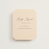 "un mariage photographique" - RSVP Online Enclosure Cards in Mocha by Benita Crandall - Front
